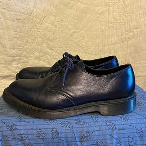 Dr Martens made in England 1461 electric blue Oxford UK 11 US 12